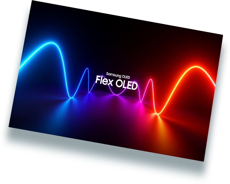 Samsung OLED Flex OLED 네온 웨이브 비주얼